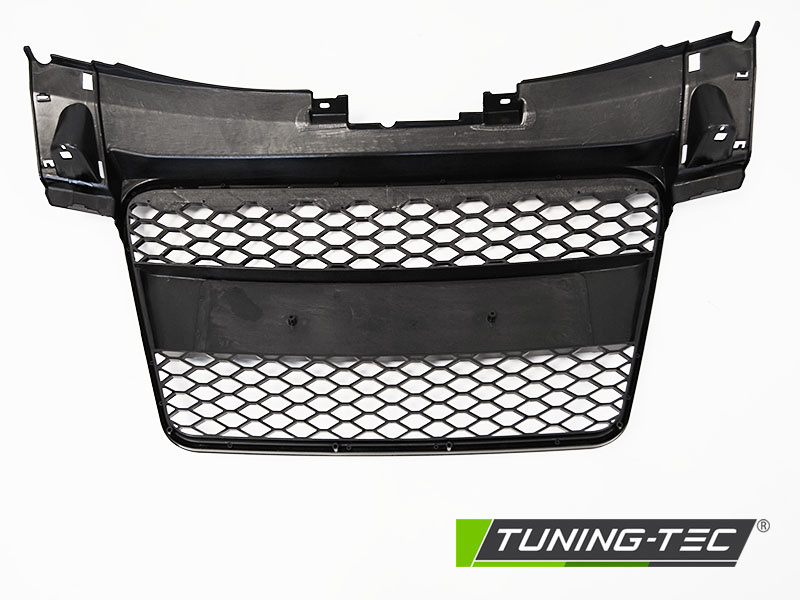 Grill voor AUDI TT 06-14 coupe/roadster SPORT GLANZEND ZWART