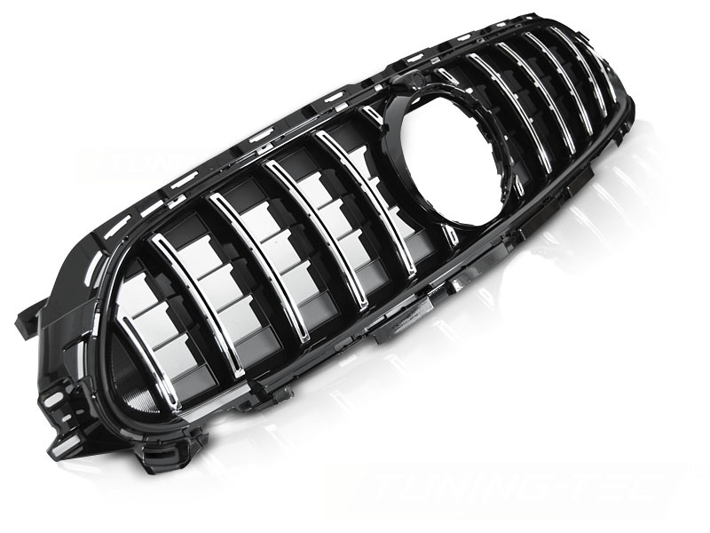 Grill MERCEDES W213 SPORT 20-23 SPORT CHROOM ZWART