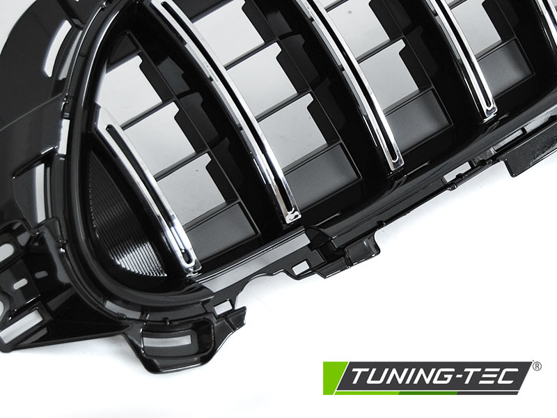 Grill MERCEDES W213 SPORT 20-23 SPORT CHROOM ZWART