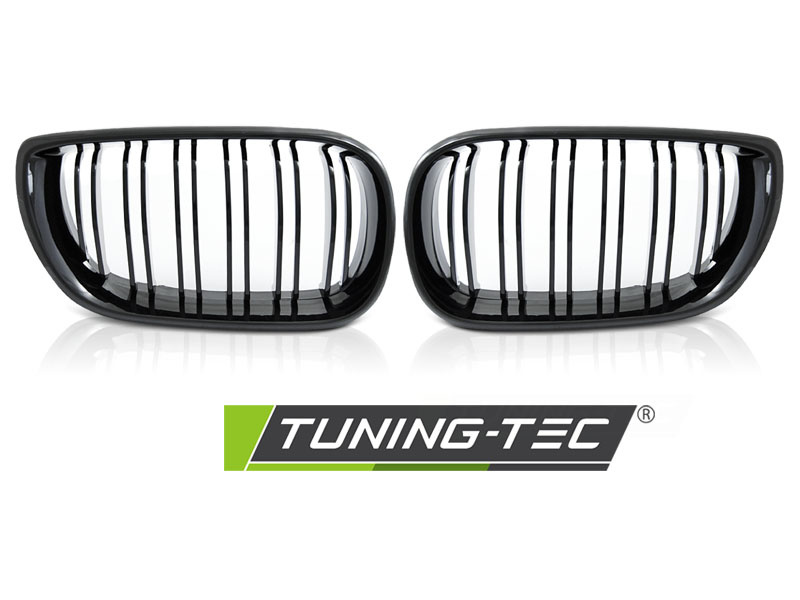 Grill nieren geschikt voor BMW E46 01-05 sedan/station SPORT GLANZEND ZWART
