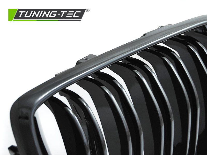 Grill nieren geschikt voor BMW E46 01-05 sedan/station SPORT GLANZEND ZWART