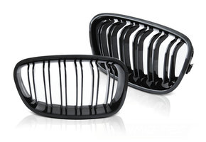 Grill nieren BMW F20 / F21 11-14 SPORT GLANZEND ZWART