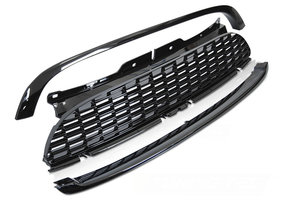Grill MINI COOPER R56/57/55 06-09 JCW GLANZEND ZWART