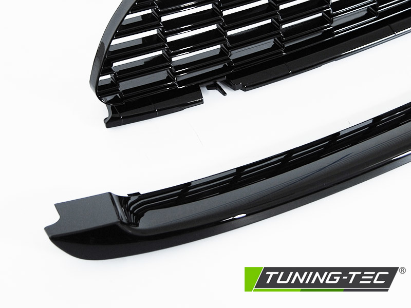 Grill MINI COOPER R56/57/55 06-09 JCW GLANZEND ZWART
