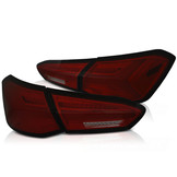 Achterlichten geschikt voor FORD FOCUS 4 18-21 Hatchback LED ROOD SMOKE