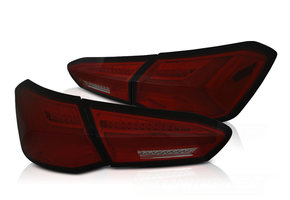 Achterlichten geschikt voor FORD FOCUS 4 18-21 Hatchback LED ROOD SMOKE
