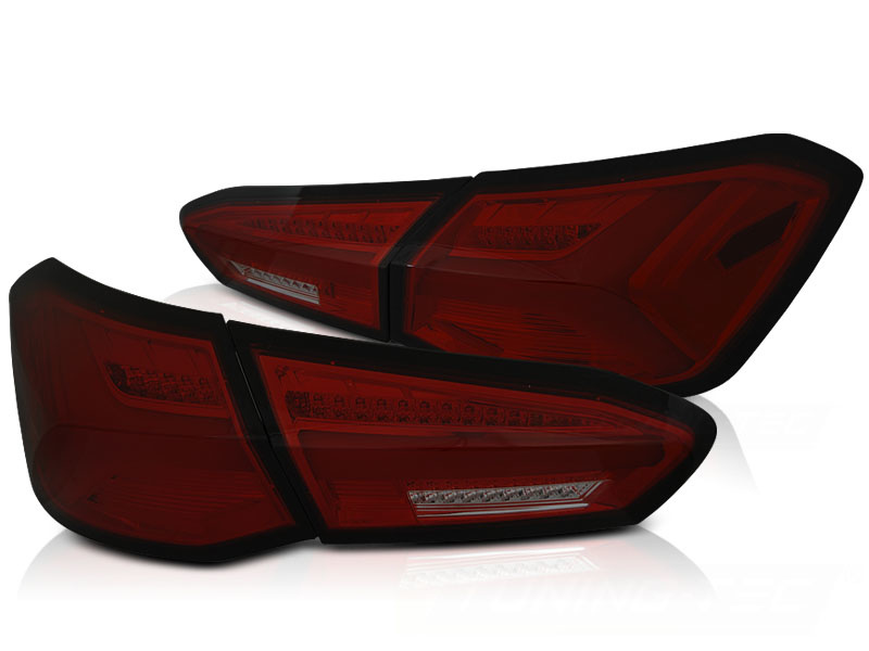 Achterlichten FORD FOCUS 4 18-21 Hatchback LED ROOD SMOKE