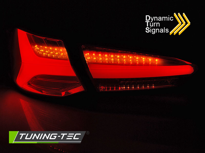 Achterlichten FORD FOCUS 4 18-21 Hatchback LED ROOD SMOKE