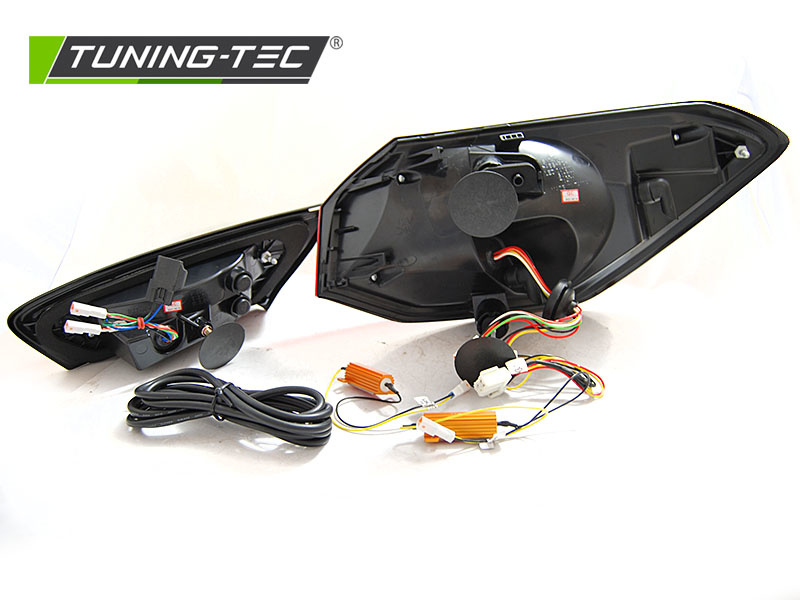 Achterlichten FORD FOCUS 4 18-21 Hatchback LED ROOD SMOKE