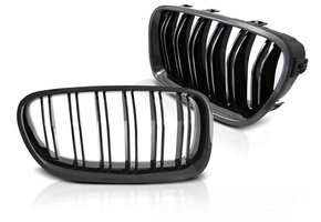 Grill nieren geschikt voor BMW F10 / F11 10-16 sedan/station SPORT GLANZEND ZWART