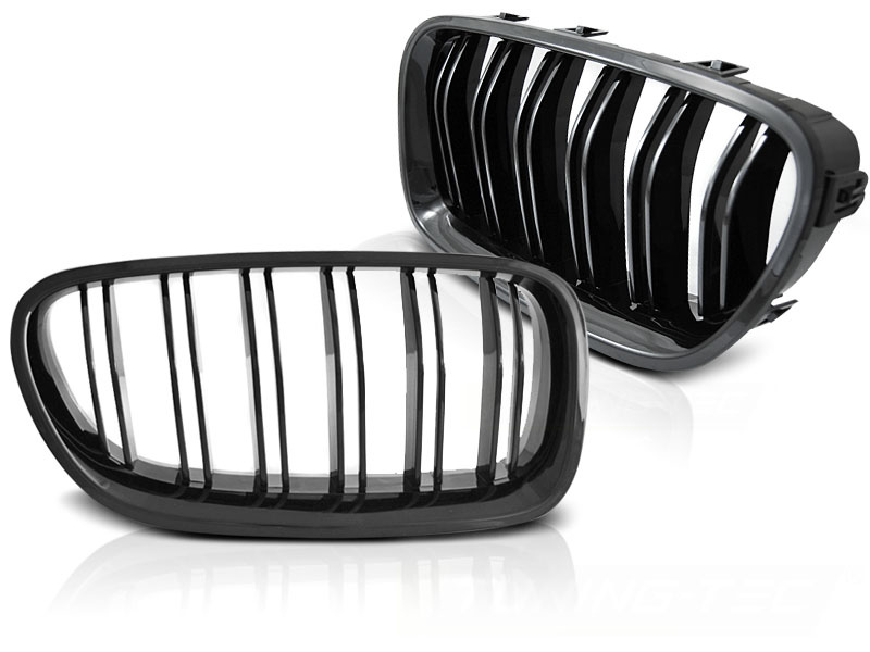 Grill nieren BMW F10 / F11 10-16 sedan/station SPORT GLANZEND ZWART
