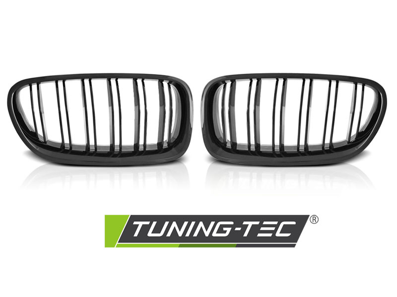 Grill nieren geschikt voor BMW F10 / F11 10-16 sedan/station SPORT GLANZEND ZWART
