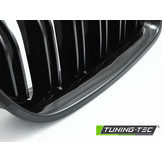 Grill nieren geschikt voor BMW F10 / F11 10-16 sedan/station SPORT GLANZEND ZWART