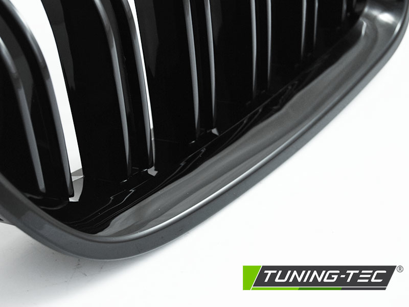 Grill nieren geschikt voor BMW F10 / F11 10-16 sedan/station SPORT GLANZEND ZWART