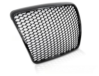 Grill geschikt voor AUDI A6 C6 09-11 sedan/station SPORT GLANZEND ZWART
