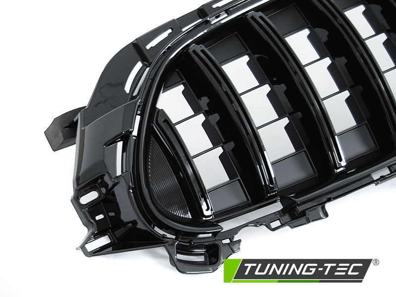 Grill geschikt voor MERCEDES W213 SPORT 20-23 SPORT GLANZEND ZWART