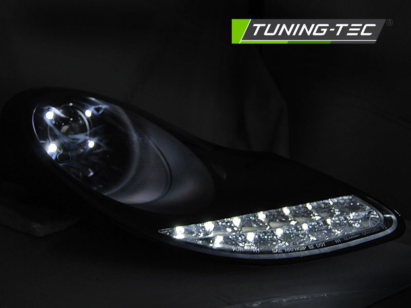 Koplampen PORSCHE BOXSTER 96-04 /911 996 LED ZWART
