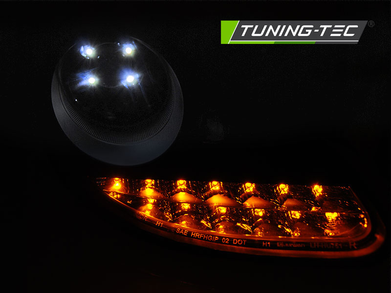 Koplampen PORSCHE BOXSTER 96-04 /911 996 LED ZWART