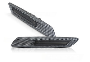 Zijkant knipperlichten geschikt voor BMW F10/F11 10-13 CARBON SMOKE