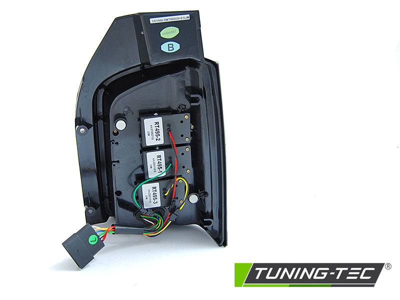 Achterlichten voor VW T6.1 20- LED OEM ZWART SMOKE