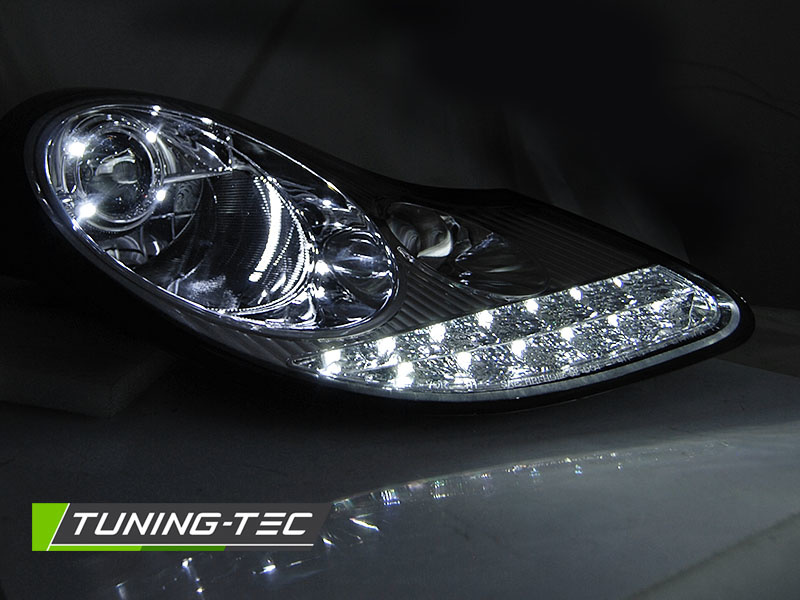 Koplampen geschikt voor PORSCHE BOXSTER 96-04 /911 996 LED CHROOM
