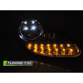 Koplampen geschikt voor PORSCHE BOXSTER 96-04 /911 996 LED CHROOM