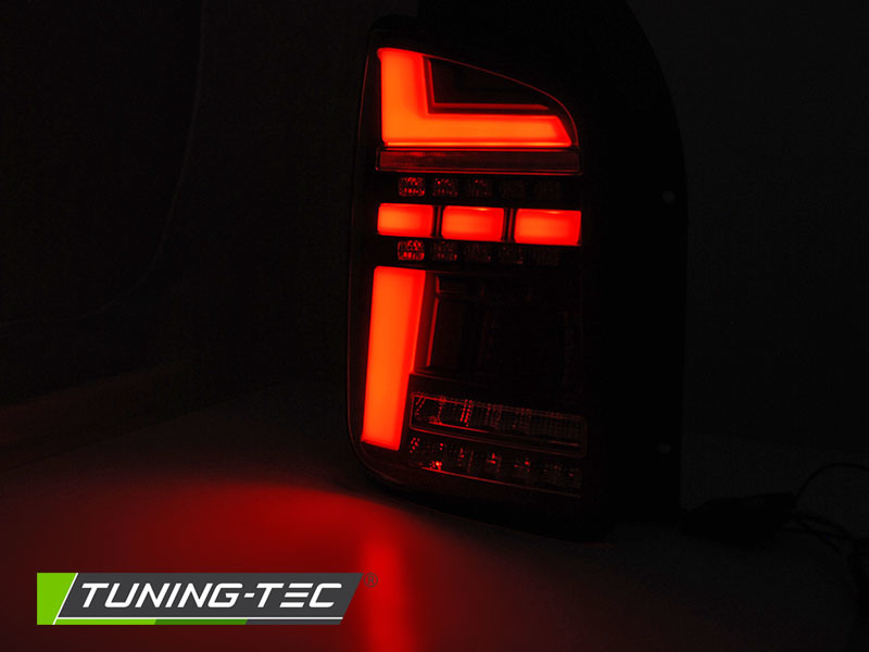 Achterlichten voor VW T5 10-15 LED ZWART