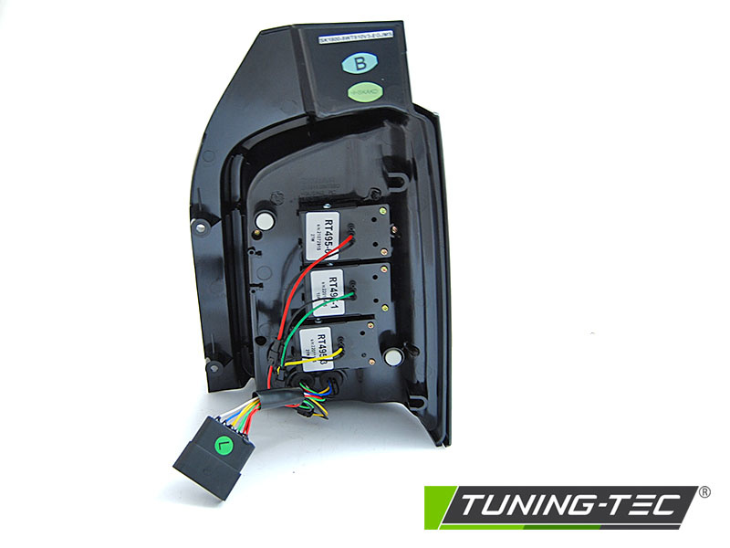 Achterlichten voor VW T5 10-15 LED ZWART