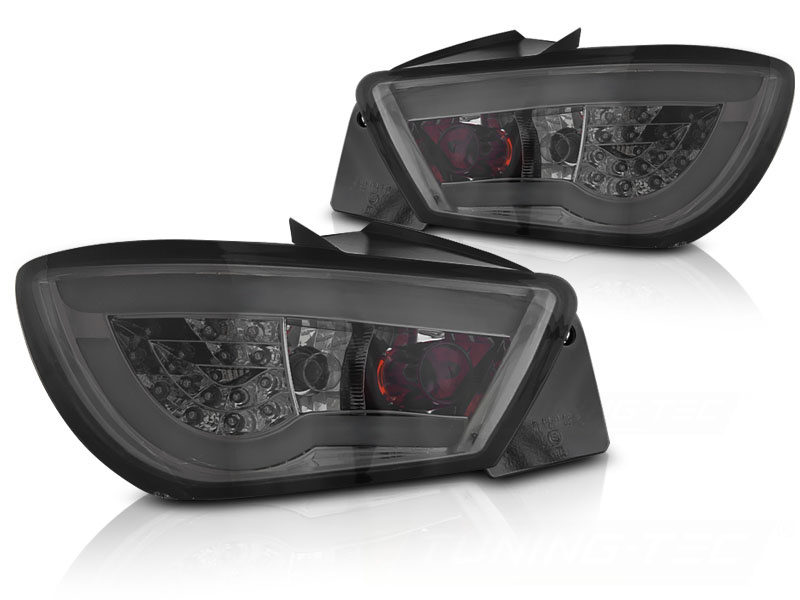 Achterlichten SEAT IBIZA 6J 3D 06.08-12 hatchback LED SMOKE