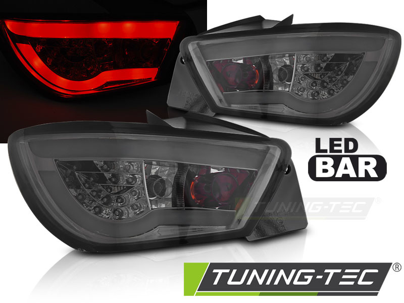 Achterlichten SEAT IBIZA 6J 3D 06.08-12 hatchback LED SMOKE