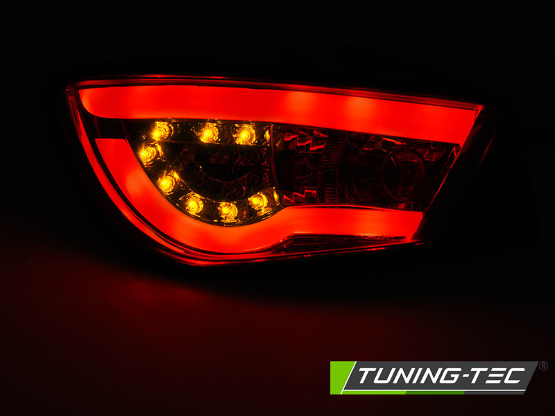 Achterlichten SEAT IBIZA 6J 3D 06.08-12 hatchback LED SMOKE