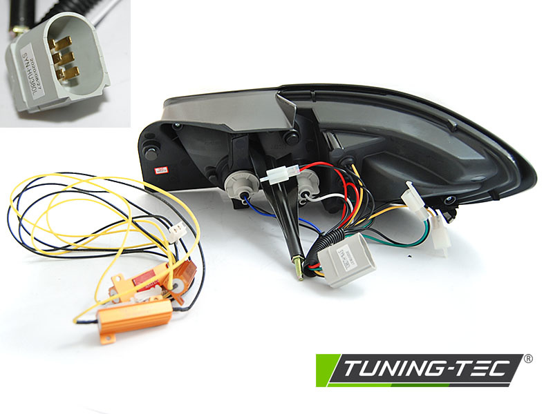Achterlichten geschikt voor SEAT IBIZA 6J 3D 06.08-12 hatchback LED SMOKE