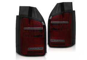 Achterlichten voor VW T5 04.03-09 SMOKE ROOD