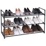 Schoenenrek met 3 niveaus - schoenenopberger - 92 x 30 x 54 cm