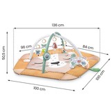Speelkleed baby - babygym - speelmat - 98x78 cm - dinosaurus