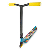 Stuntstep - SOKE GO! - geel blauw - 83 cm hoog - tot 100 kg