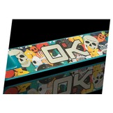 Stuntstep - SOKE GO! - geel blauw - 83 cm hoog - tot 100 kg