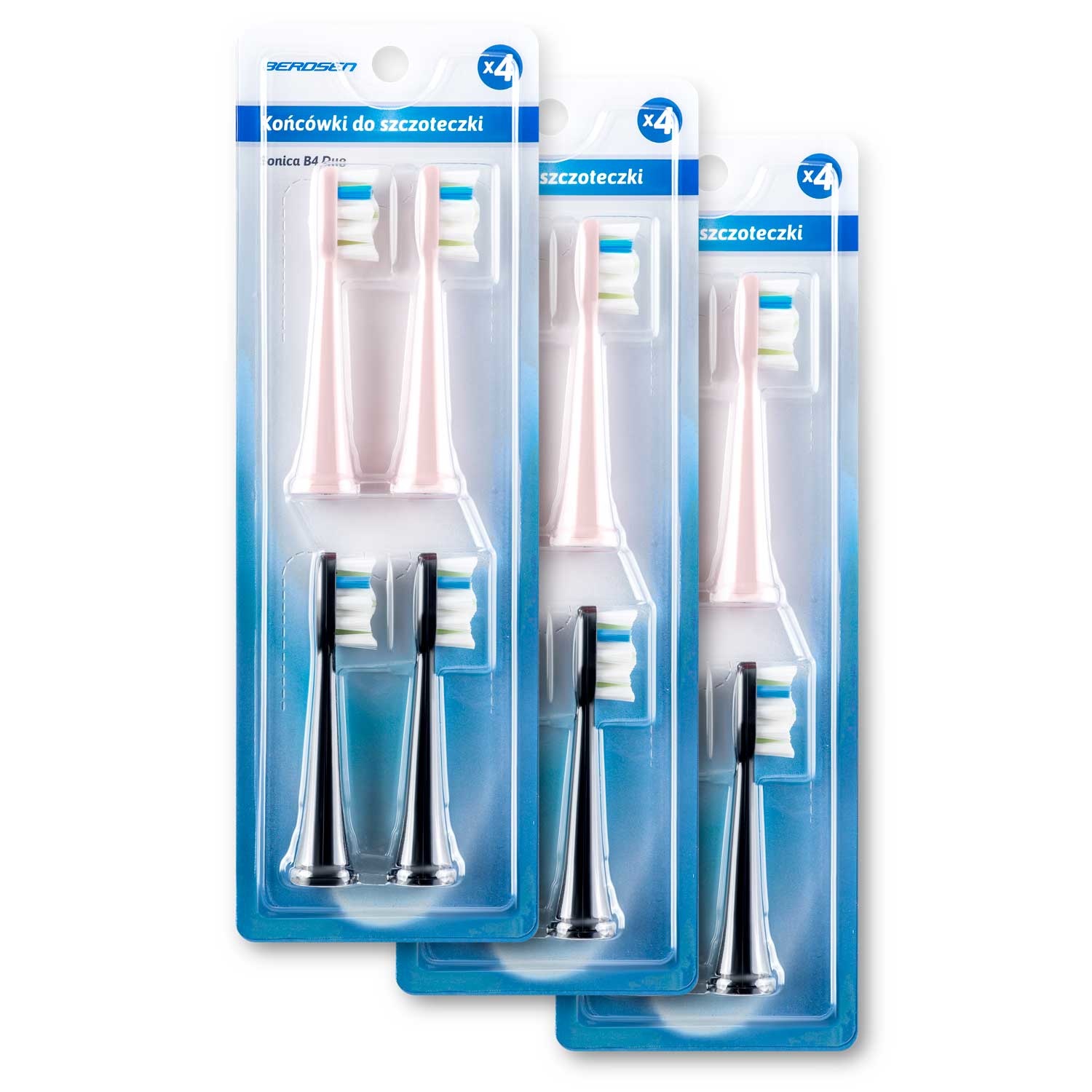 Opzetborstels - geschikt voor Berdsen DUO - 12 stuks