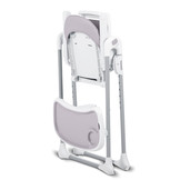 Kinderstoel - babystoel - eetstoel baby - tot 15 kg - grijs wit