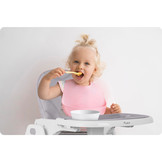 Kinderstoel - babystoel - eetstoel baby - tot 15 kg - grijs wit