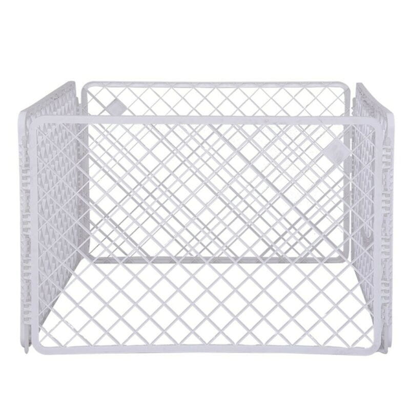 Puppyren - hondenren - opvouwbaar - 90x90x60 cm- wit