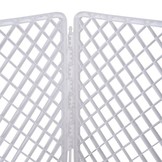 Puppyren - hondenren - opvouwbaar - 90x90x60 cm- wit