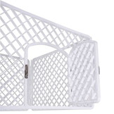 Puppyren - hondenren - opvouwbaar - 90x90x60 cm- wit