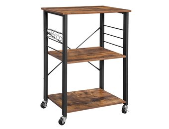 Keukentrolley - roltafel - 60x40x89 cm - industrieel