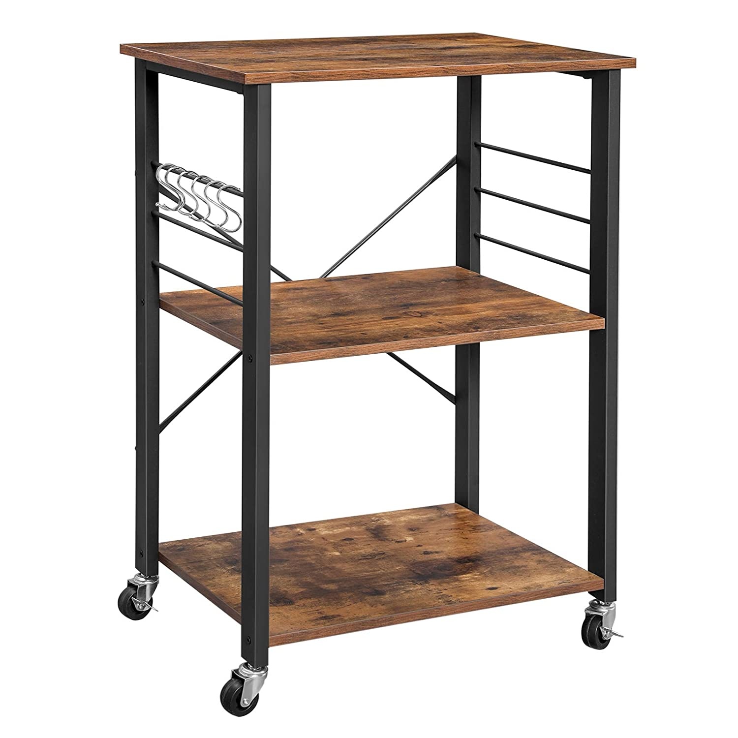 Keukentrolley - roltafel - 60x40x89 cm - industrieel