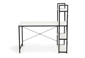 Bureau - wit - met opbergruimte - 120x64x120 cm - metaal