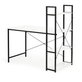 Bureau - wit - met opbergruimte - 120x64x120 cm - metaal