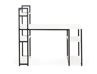 Bureau - wit - met opbergruimte - 120x54x110,5 cm - metaal