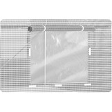 Tunnelkas - kweekkas - tuinkas - broeikas - 200x350 cm - wit