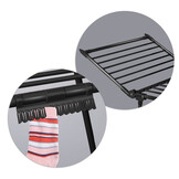 Droogrek - wasrek - wasdroogrek - staand - 174x61x108cm - zwart